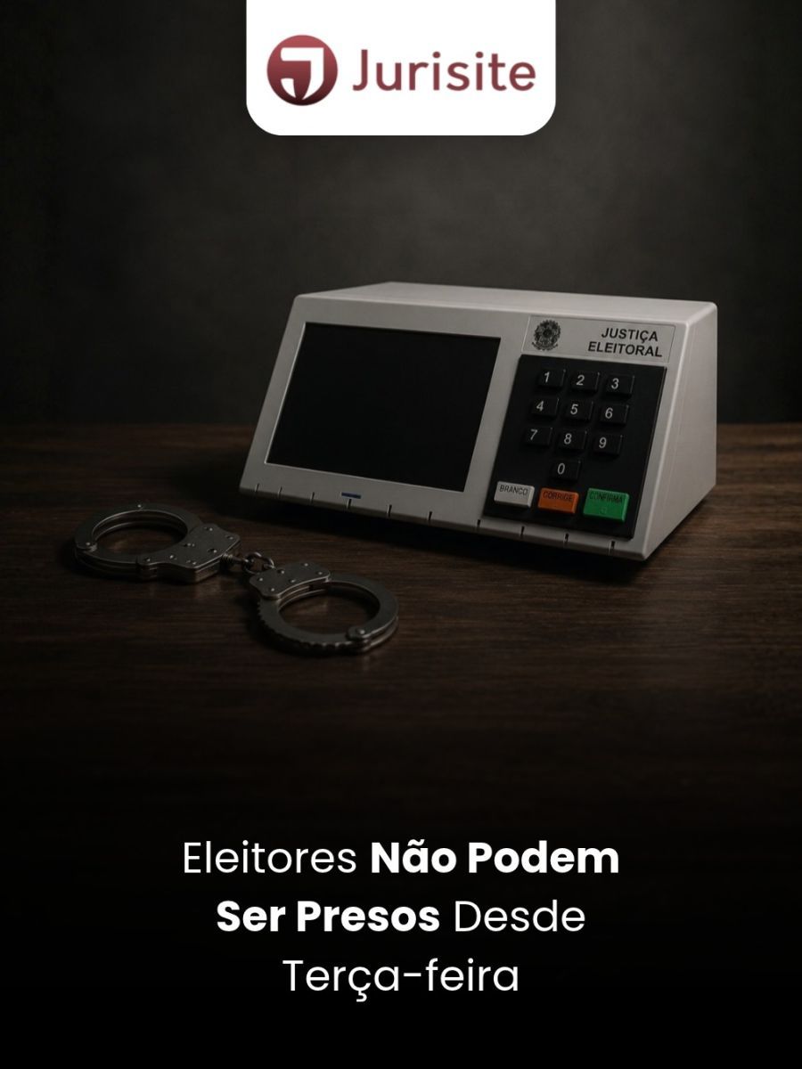 Eleitores Não Podem Ser Presos Desde Terça-feira
